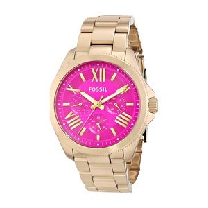 Fossil Women's AM4539 Cecile Gold-Tone Stainless Steel Watch